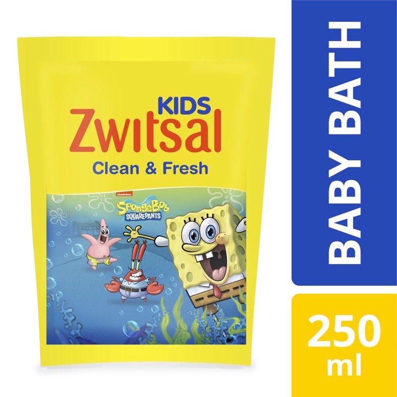 Zwitsal Kids Bubble Bath Refill 250ml - Zwitsal Sabun Mandi Anak Kemasan isi ulang
