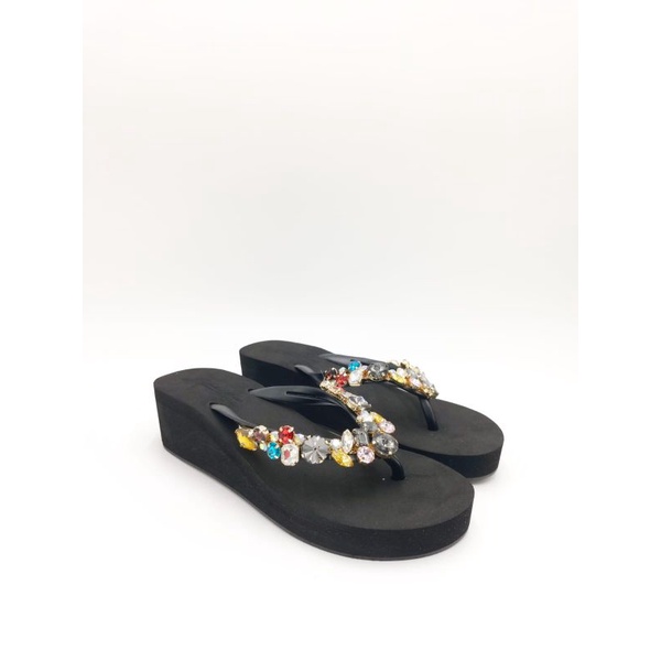 Sandal Wedges Swarowski / Sandal Juice Wedges Ingvivi / Sandal Darlingen Wedges