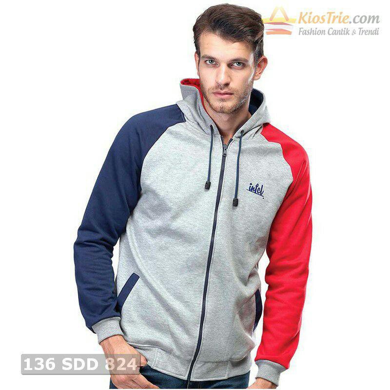 PROMO Jaket Raglan CEWE Kombinasi Keren/BIG SIZE XL XXL XXXL XXXXL XXXXXL/Fleece Premium Cotton