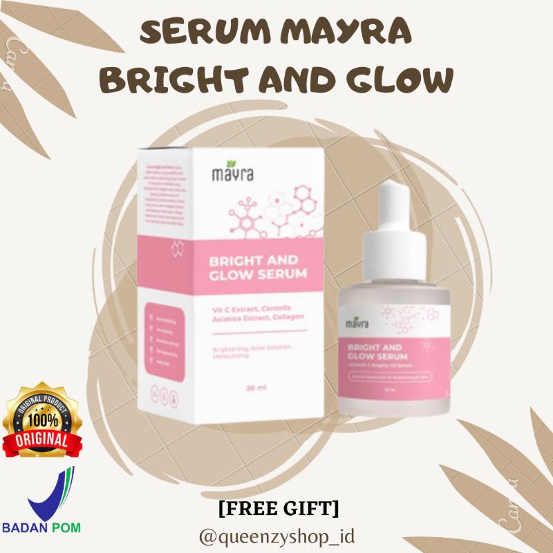 READY STOCK SERUM MAYRA ORGANIK// SERUM BRIGHT AND GLOW