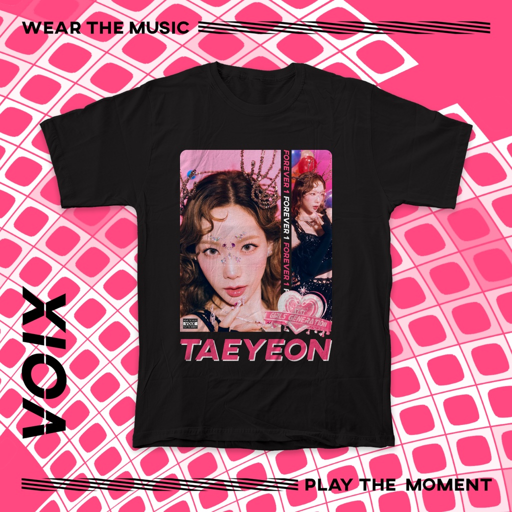Kaos Kpop Girls' Generation (SNSD) "FOREVER 1" Tee | Taeyeon | Sunny | Tiffany | Hyoyeon | Yuri | So