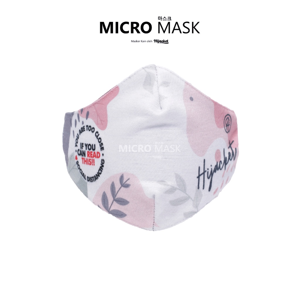Micro Masker Hijab BLOCK UP TO 70% VIRUS 2 PLY Proteksi Premium fleece & poly-fiber Nyaman Bisa COD-Spectrum Salvia