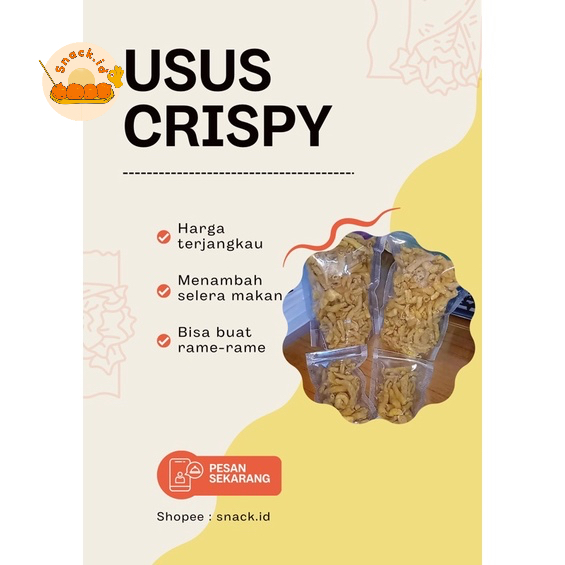 

Usus Crispy Mantul 40gr!!!/Enak/murah meriah