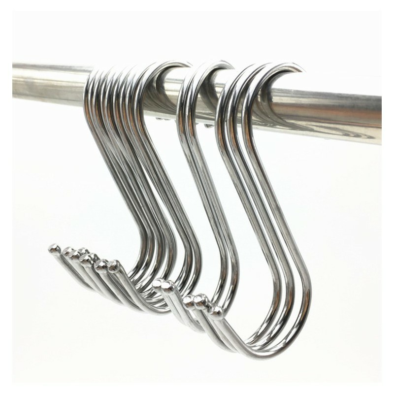 GANTUNGAN SERBAGUNA / S-HOOK/ STAINLESS STEEL IMPORT KUALITAS PREMIUM / GANTUNGAN BARANG