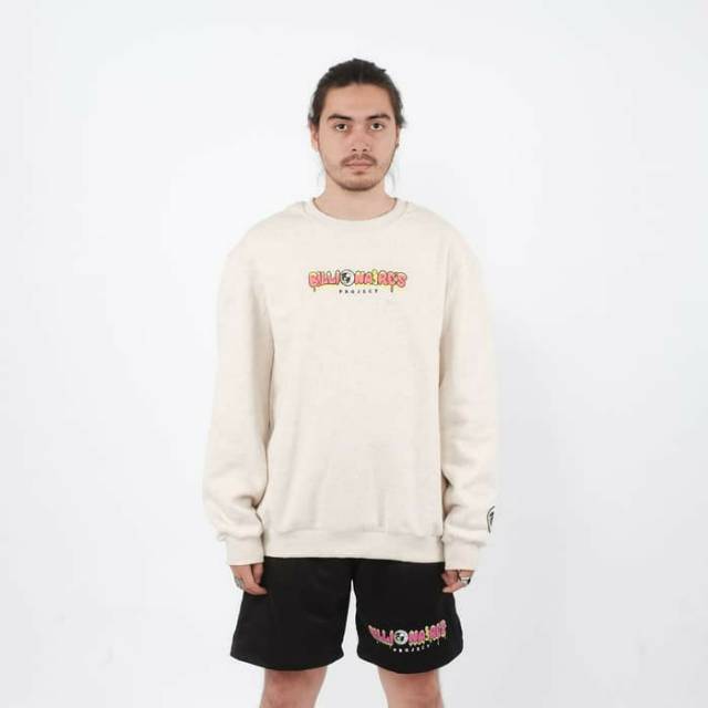 Billionaire's Project x Muklay "Pop Eye" Sweatshirt - Cream