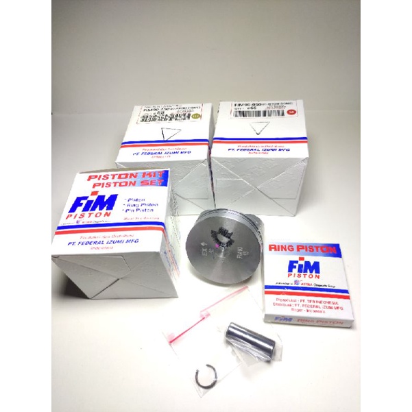 Piston Kit FIM 90 Custome Dome Mentahan 65.5 66 66.5 67 67.5 68 Pin 15 GL