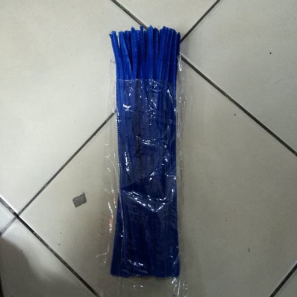 

Jual Kawat bulu bludrupipe cleanerbulu mercy 30cm biru tua prime art