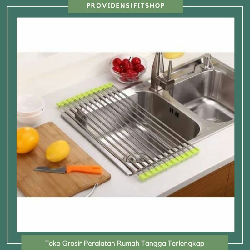 RAK TIRISAN DIATAS KITCHEN SINK WASTAFEL CUCI PIRING RAK PENGERING