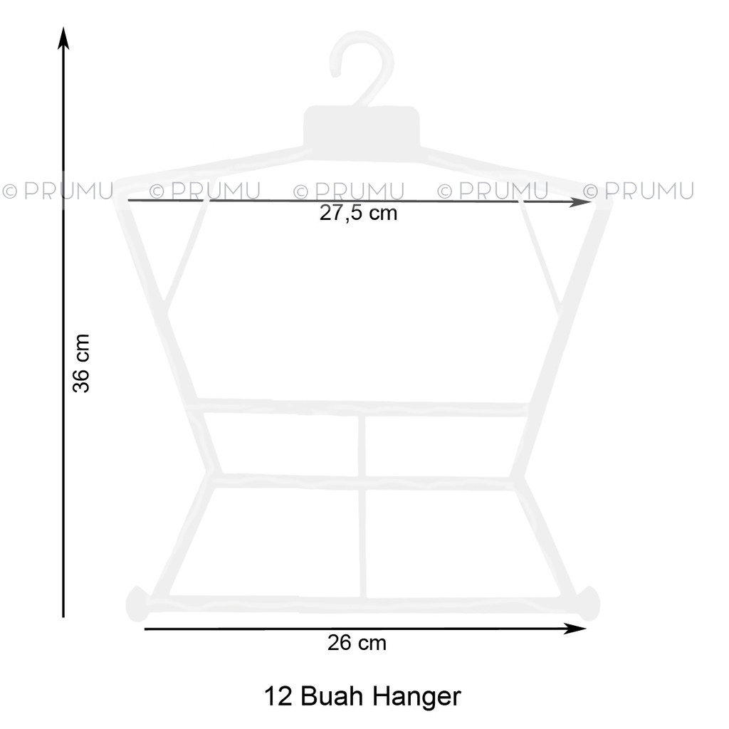 Grosir Hanger Layang 11 (S) - Hanger Setelan Anak - Gantungan Baju Setelan Anak, Hanger Baju Setelan