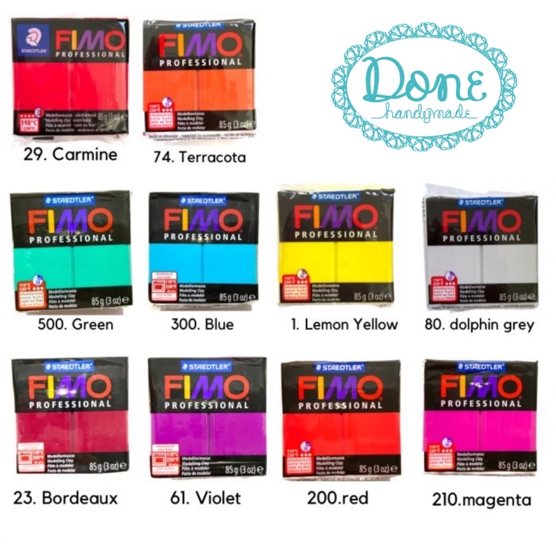 Polymer Clay Fimo Profesional Standard Block donehandymade done handymade jual bahan kerajinan tangan jual bahan clay polimer clay jual clay ukir sculpture lempung