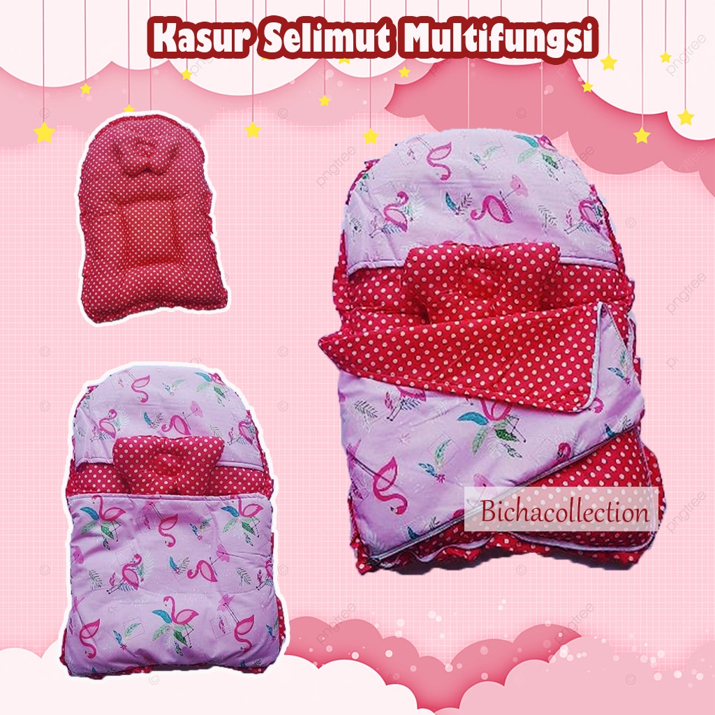 KASUR BAYI SELIMUT BAYI TOPI SLEEPING BAG RESLETING KASUR BAYI TERMURAH