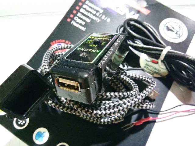 New Anzena Waterproof 2A Charger Hp Pada Motor Fast Charger Original Turbo Qualcomm 3.0