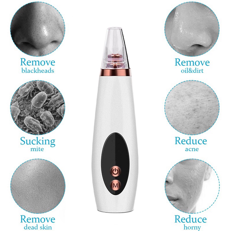 Electric Blackhead Remover Vacuum Tool Skin Care Beauty Tools Nose Face Deep Pore Cleaner USB Face Clean Pore Vacuum Face Beauty Skin Care Tool