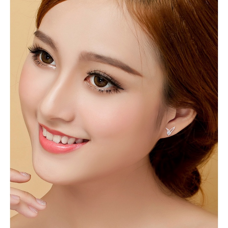 925 sterling silver asli anting-anting wanita fashion perhiasan anting [tidak ada alergi dan tidak memudar]-4