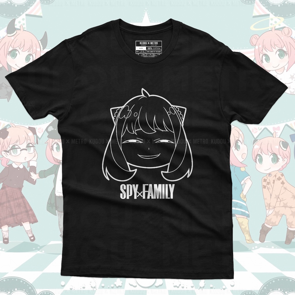 Tshirt Anya Smile  Line Art SPY X Family Anime Manga Premium Unisex