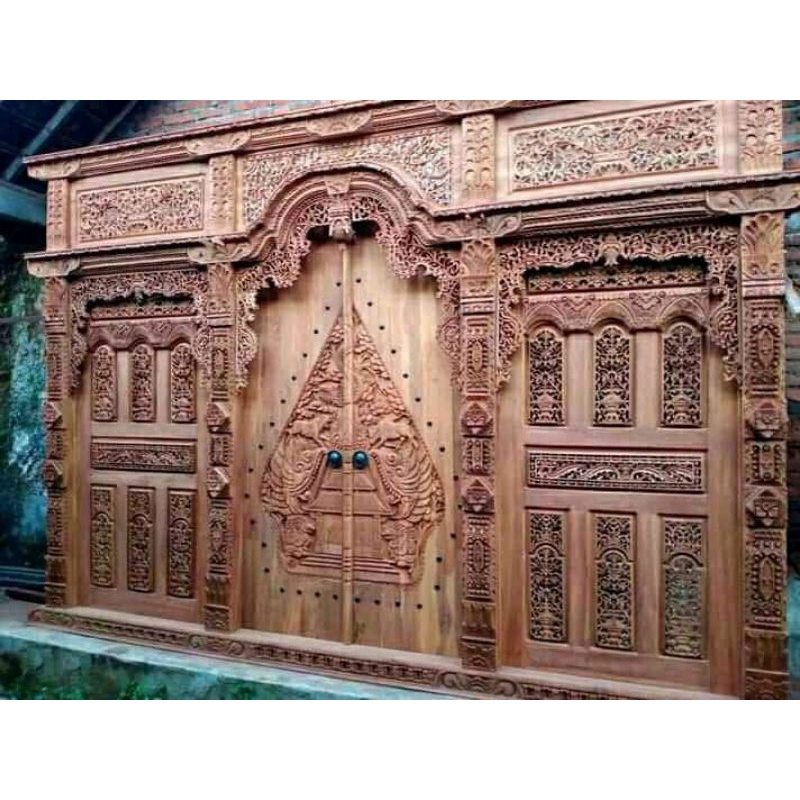 promo pintu gebyok ukir asli jepara UKURAN 400X270 cm