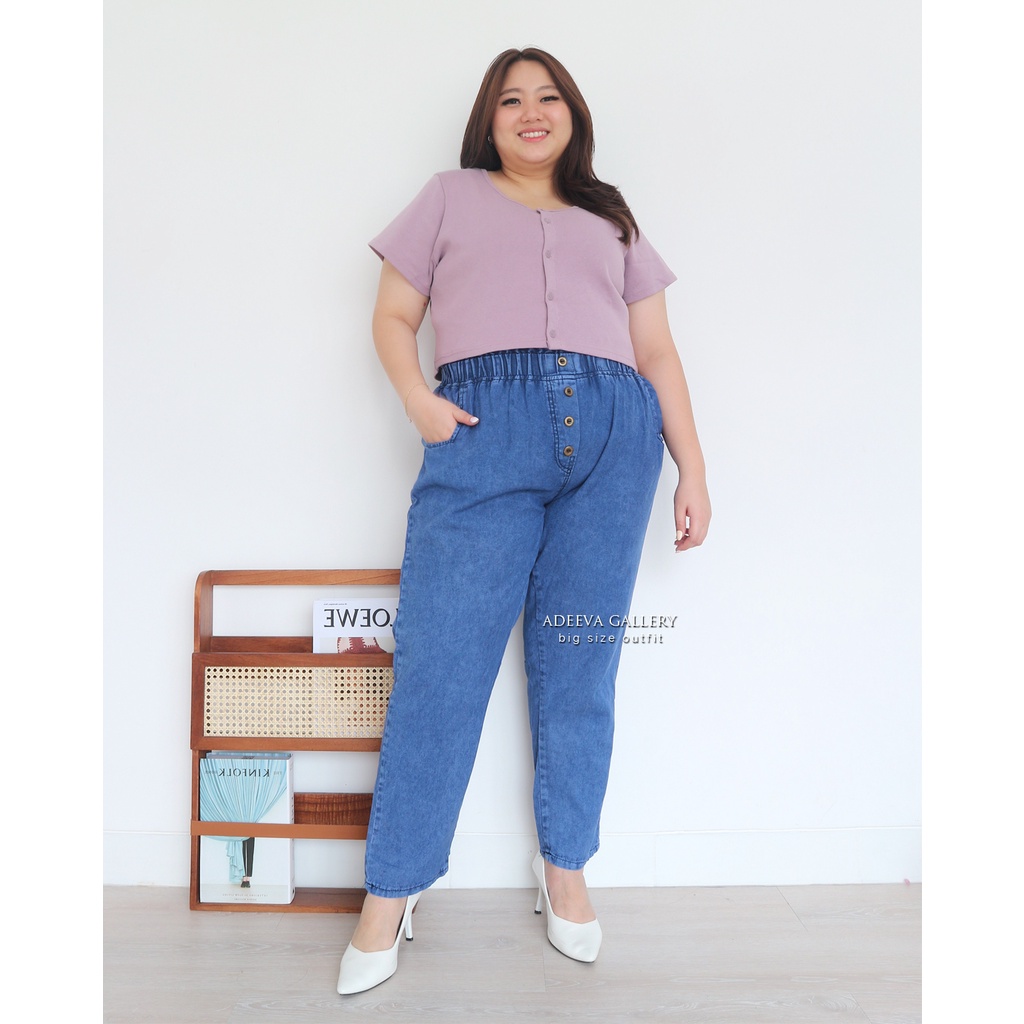 ADEEVA Marion Pants Celana Jeans Jumbo