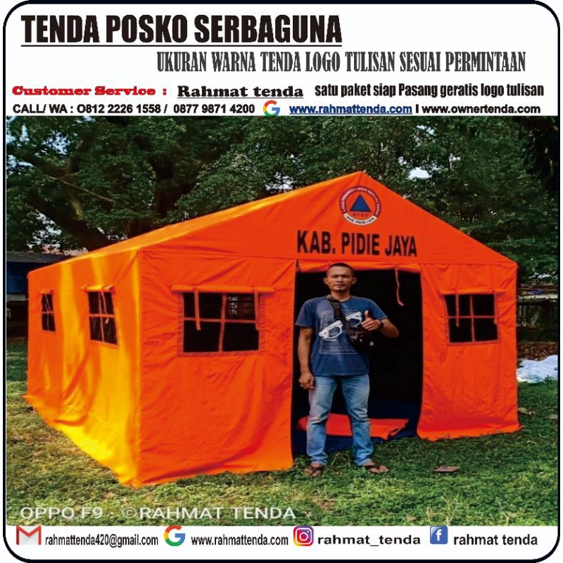 Tenda Posko BPBD Tenda Darurat UK 3x4