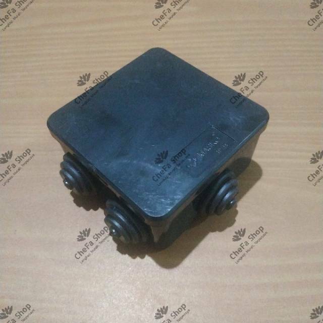 Duradus Kotak 85 MM x 85 MM x 45 MM Hitam / Junction Box 85x85x45 MM / 8x8x5 CM / Waterproof IP55