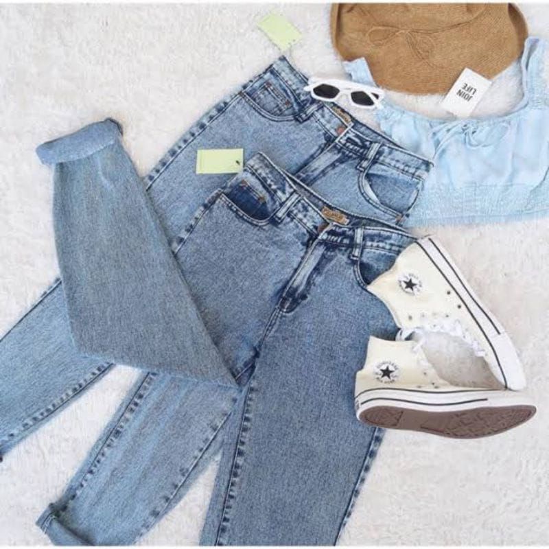 ❤PULL&BEAR❤//BOYFRIEND JEANS SNOW//CELANA BOYFRIEND WANITA//