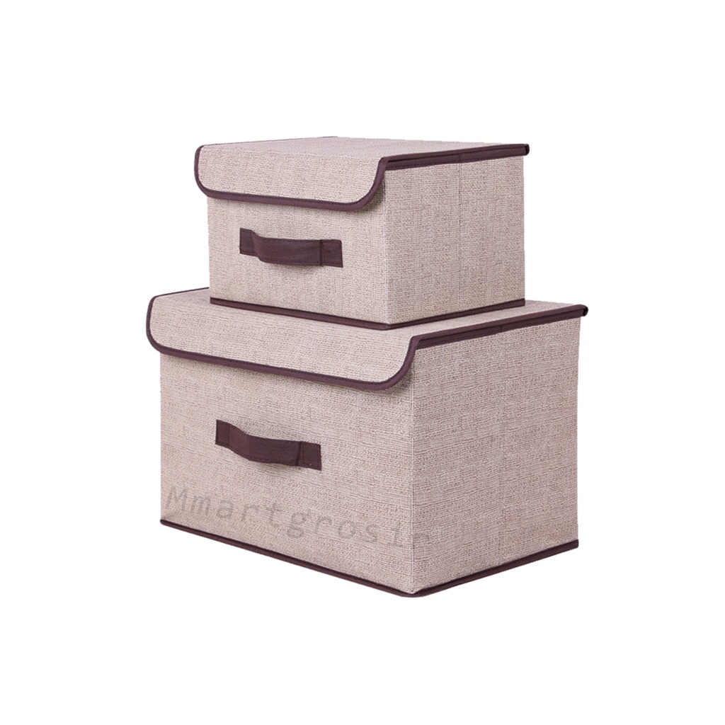 Box Kain / Kotak kain kanvas / Kotak Serbaguna 2 in 1 / Storage Box Multifungsi