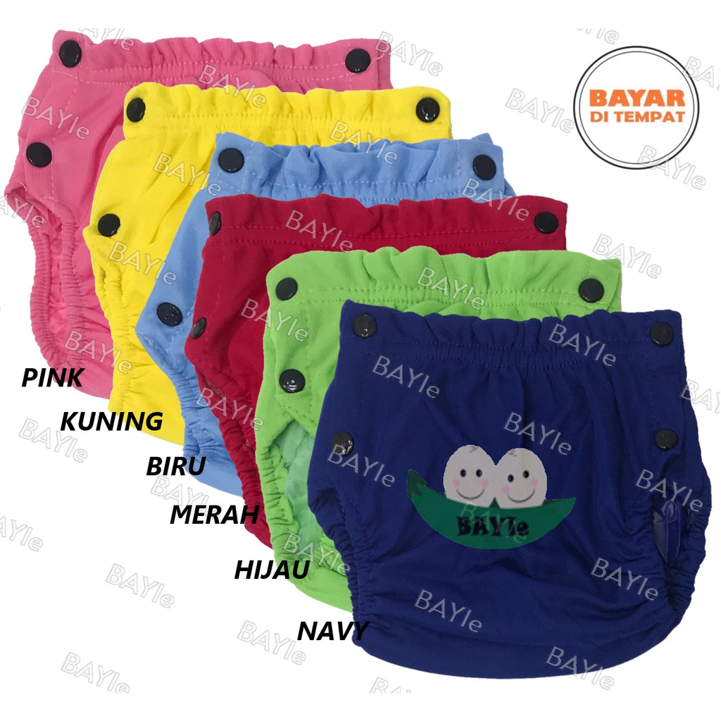 BAYIe - Popok / Celana Bayi Kain Cuci Ulang PERMATA/ Diapers / Celana Lampin / Clodi Murah