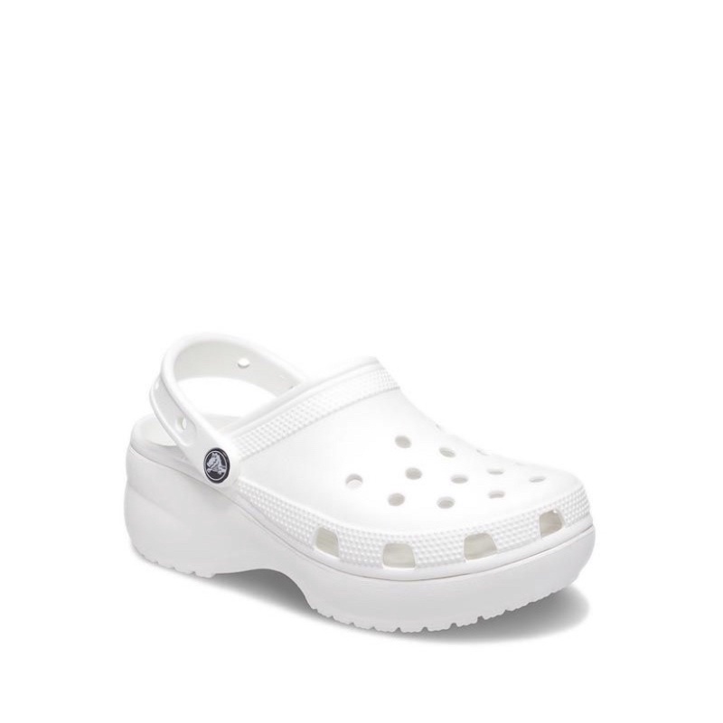 crocs classic platform clog white original