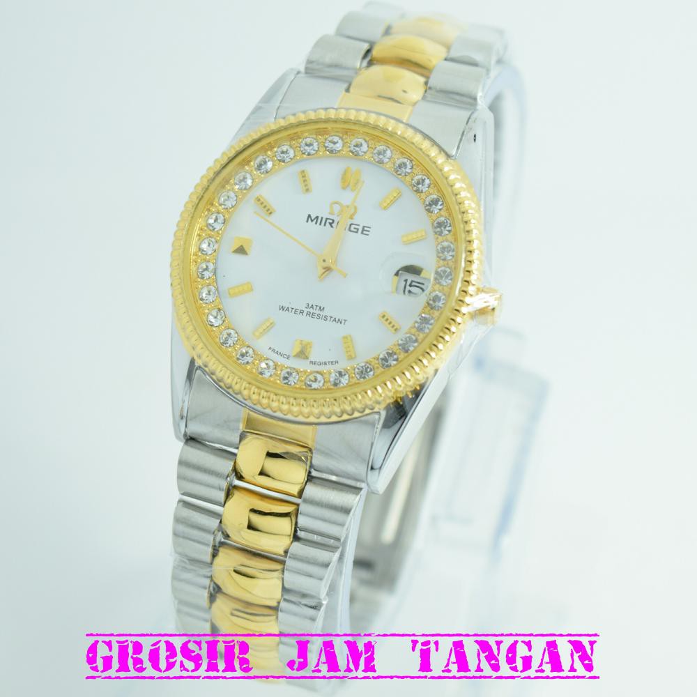 JAM TANGAN PRIA MEWAH ELEGAN SIMPLE MIRAGE ORIGINAL BERGARANSI GROSIR JAM TANGAN