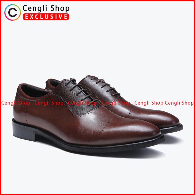 SEPATU EVERBEST PRIA TERBARU ORIGINAL PANTOFEL KULIT COKLAT EVEM085