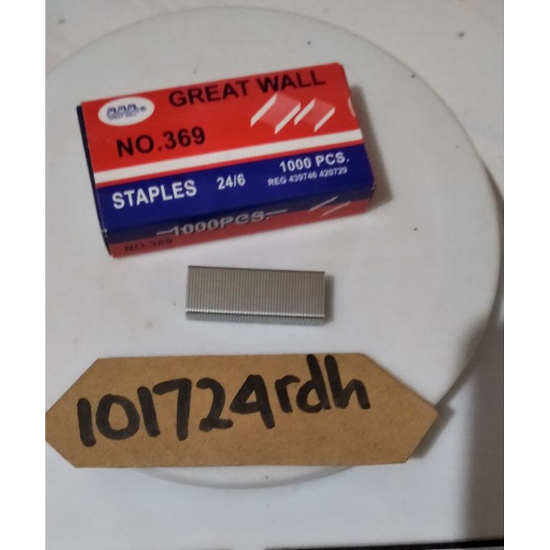 

1pack isi Staples stapler jegrekan jepretan ukuran besar HD-50 merk great wall PROMO MURAH