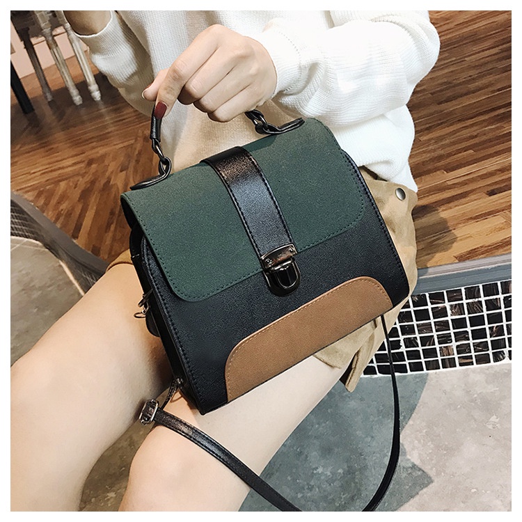 TM-71 tas selempang jinjing kotak retro sling bag wanita import korea jepang