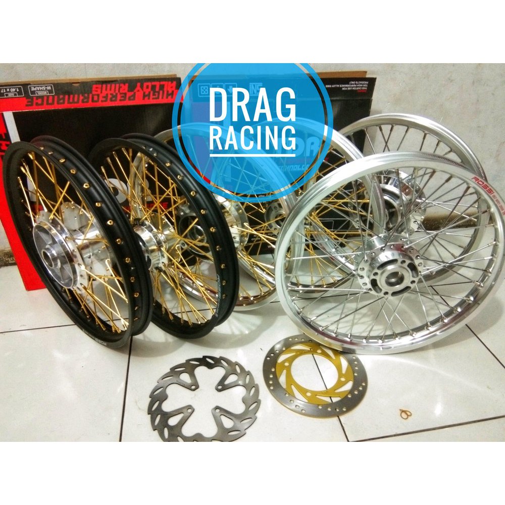 velg jari jari tromol cakram paketan motor kawasaki NINJA R-RR.