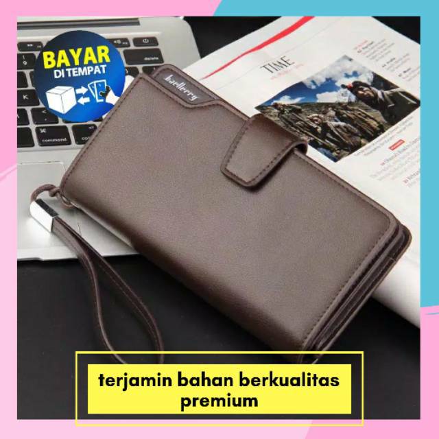Dompet Panjang Kulit Dompet Tebal Pria Wanita Baellerry 1063 dompet kartu dompet kulit pria