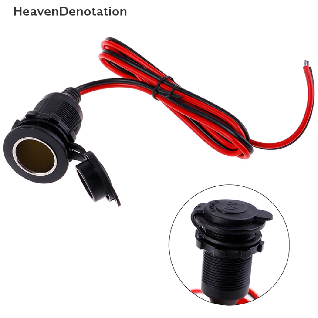 [HeavenDenotation] 12/24V 5A DC female car cigar cigarette lighter socket plug connector adapter