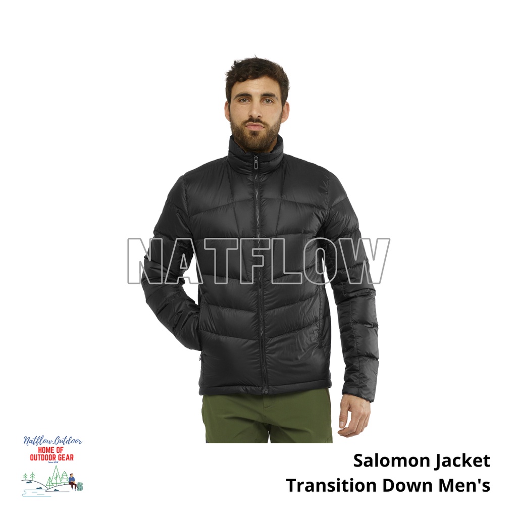 Jaket Gunung down Salomon transition original bulu angsa