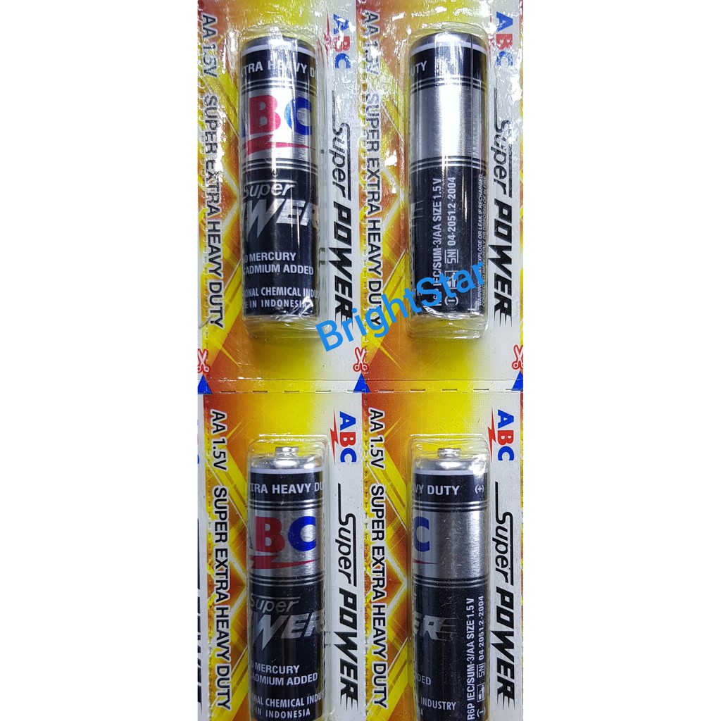 Baterai ABC Super Power AA (4 PCS/ PACK)