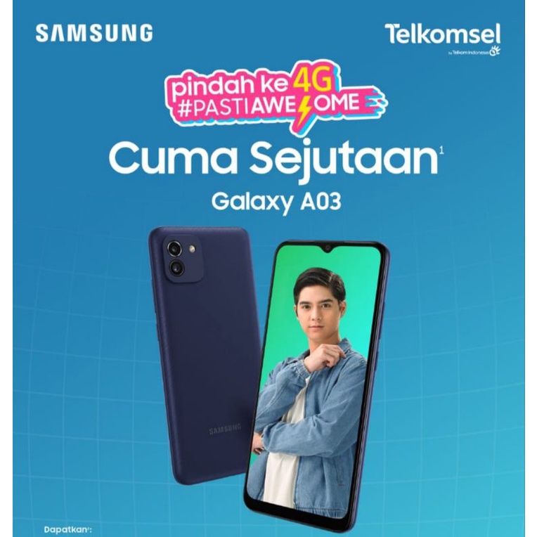 hp baru  samsung a03 4/64gb garansi resmi SEIN