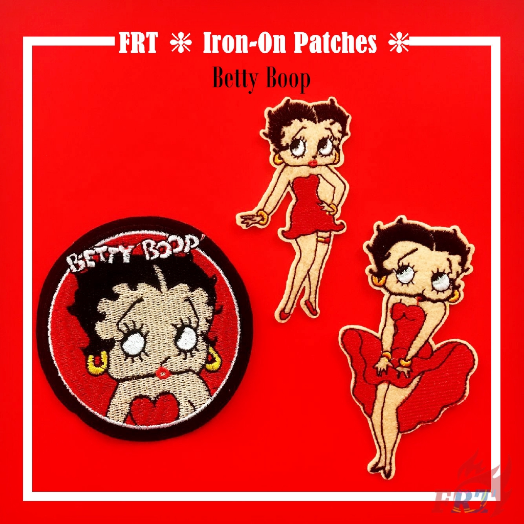Fashion Brand - Betty Boop Patch 1Pc Diy Sew on Iron on Badges Patches Sh.....