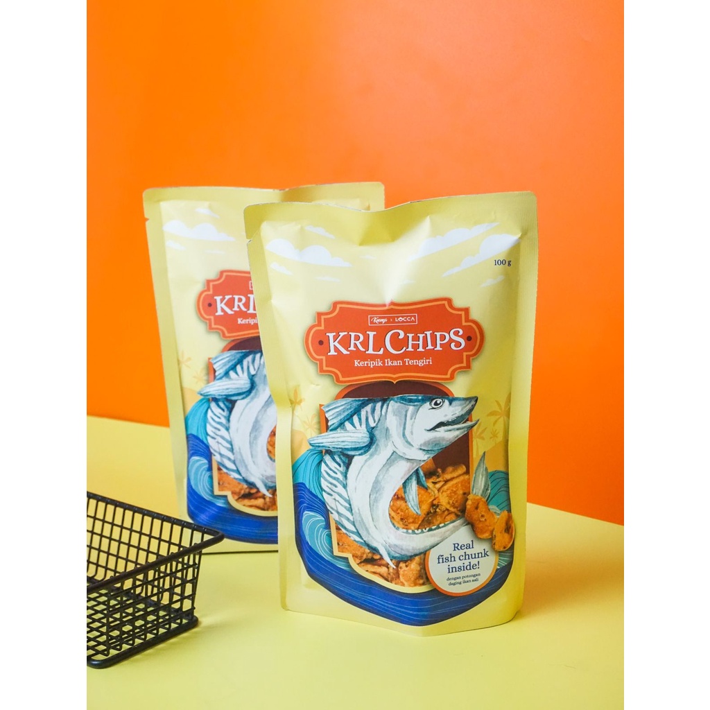 Keripik Ikan Tenggiri KRL Mackerel Chips | cemilan sehat alami