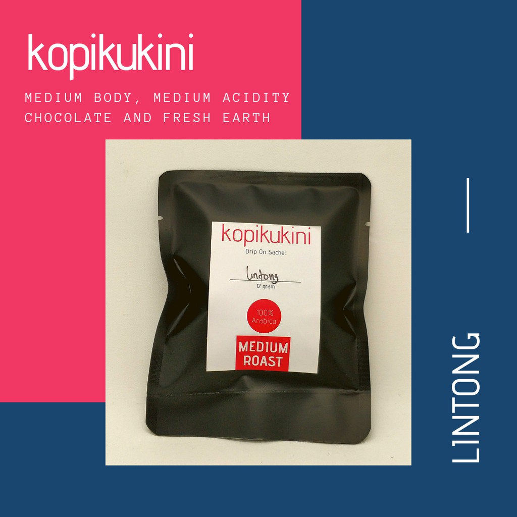 

KOPI ARABIKA LINTONG BUBUK - DRIP ON COFFEE ISI 2 SACHET, SINGLE ORIGIN ARABICA KOPI SASET