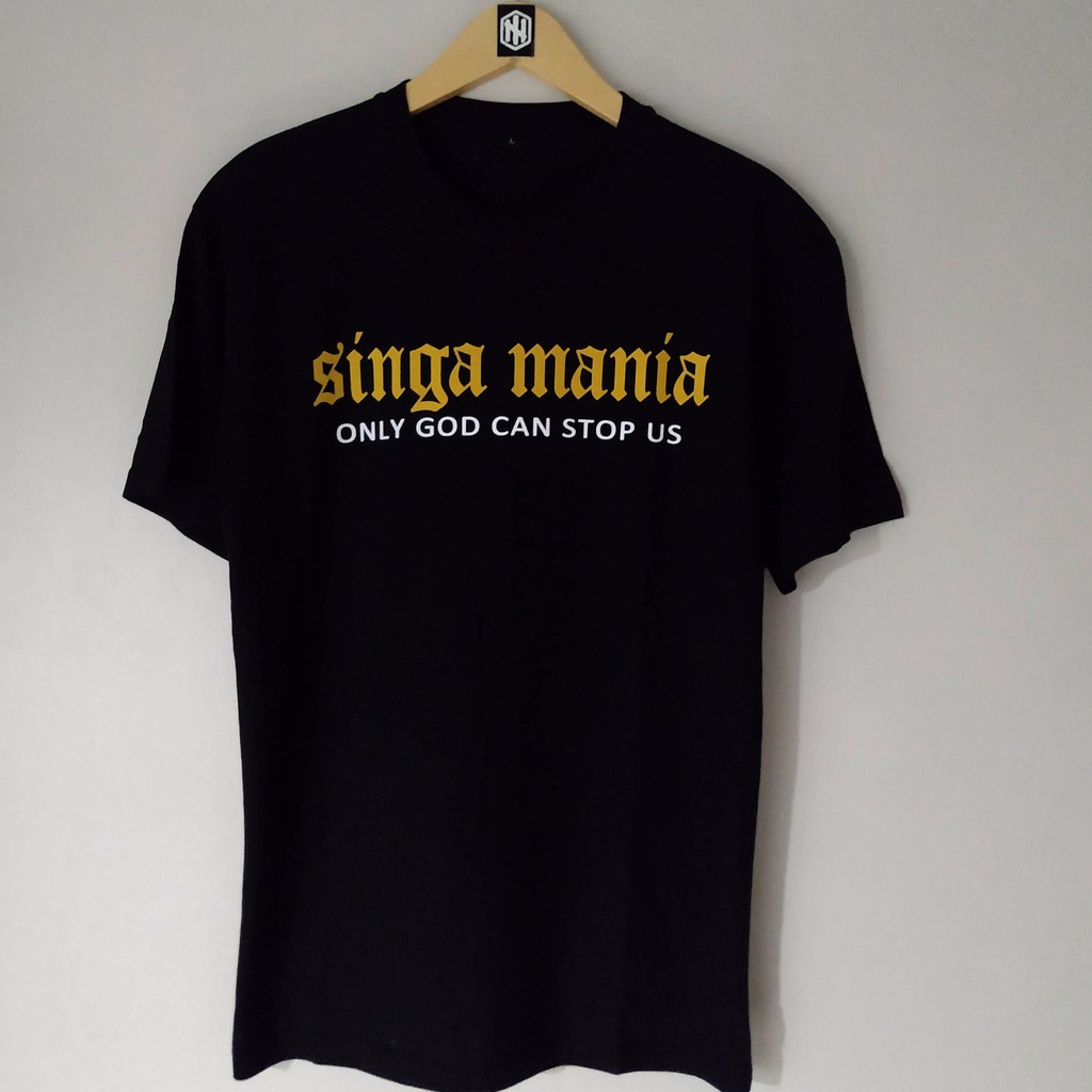 Kaos tshirt casual sriwijaya fc singa mania