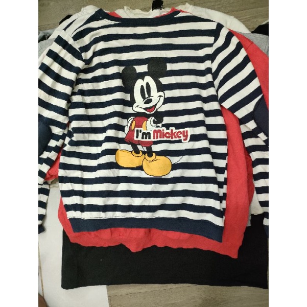 borongan crewneck lengan balon 1