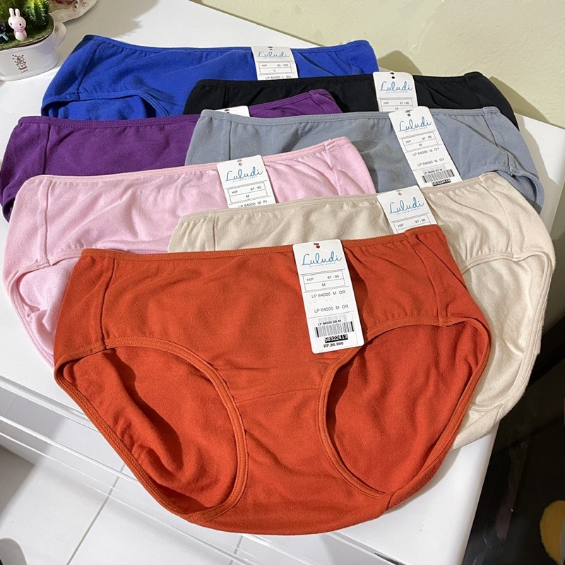Luludi by Wacoal  Daily katun Midi Panty LP 64000 Random warna / Celana Dalam