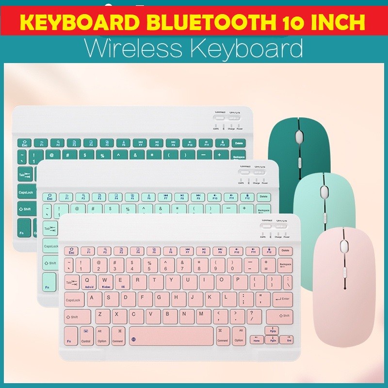 SAMSUNG TAB S6 LITE PORTABLE WIRELESS KEYBOARD BLUETOOTH WITH MOUSE