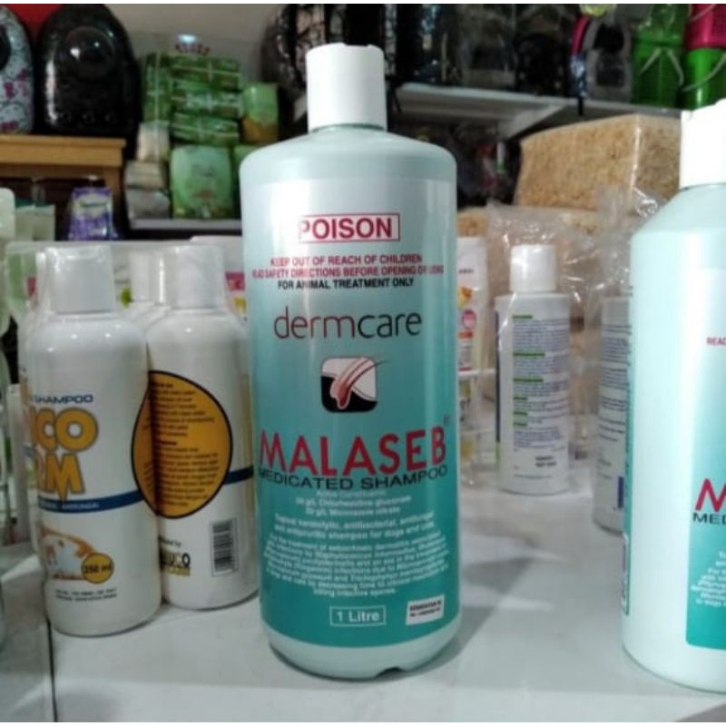 Shampo Kucing anjing MALASEB 1liter shampo jamur