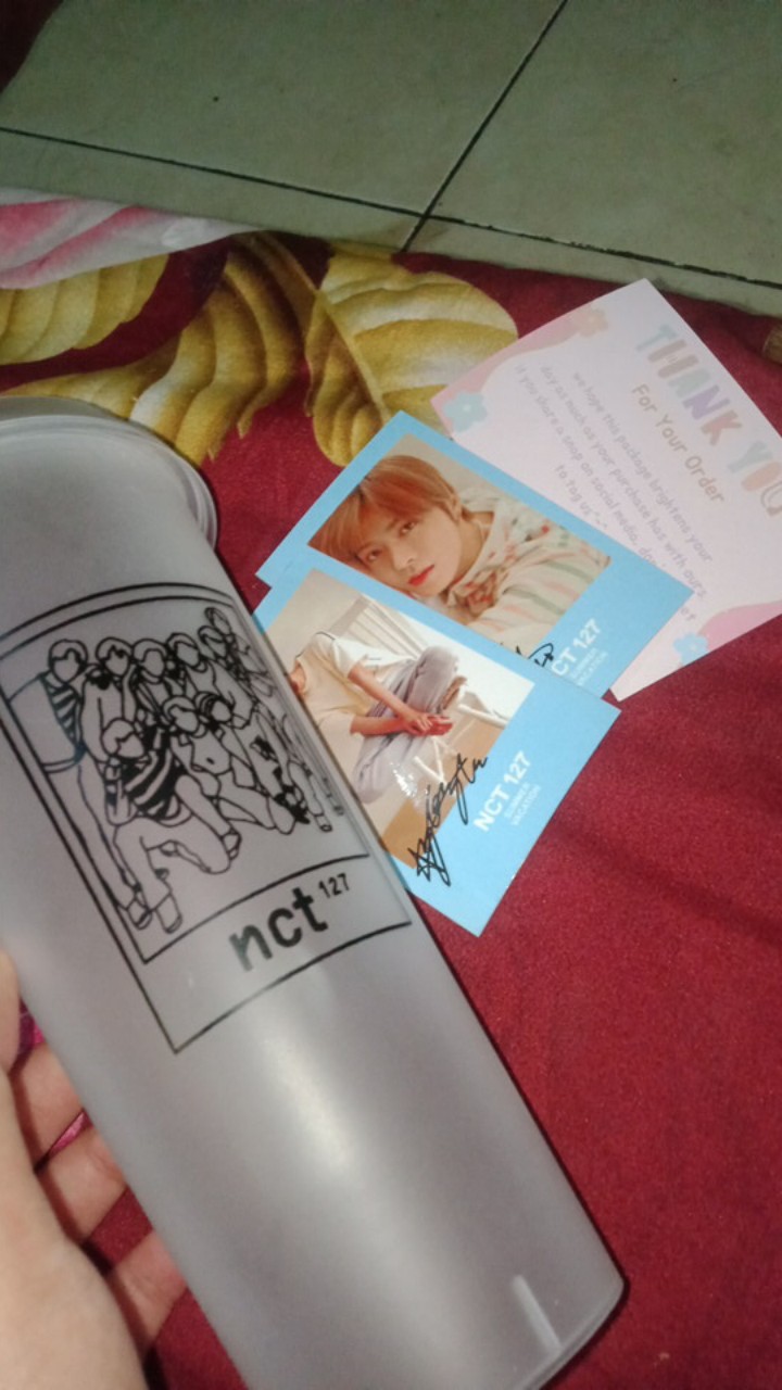 Reusable Cup Exo Nct127 Bts Edition
