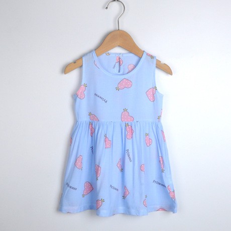 Le Khari  0-5Thn Dress Anak Import Dress Homedress-Love Blue