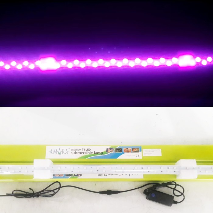 Lampu Celup Amara T8 AA 1200 LED Aquarium 120cm 120 cm Tanning Arwana