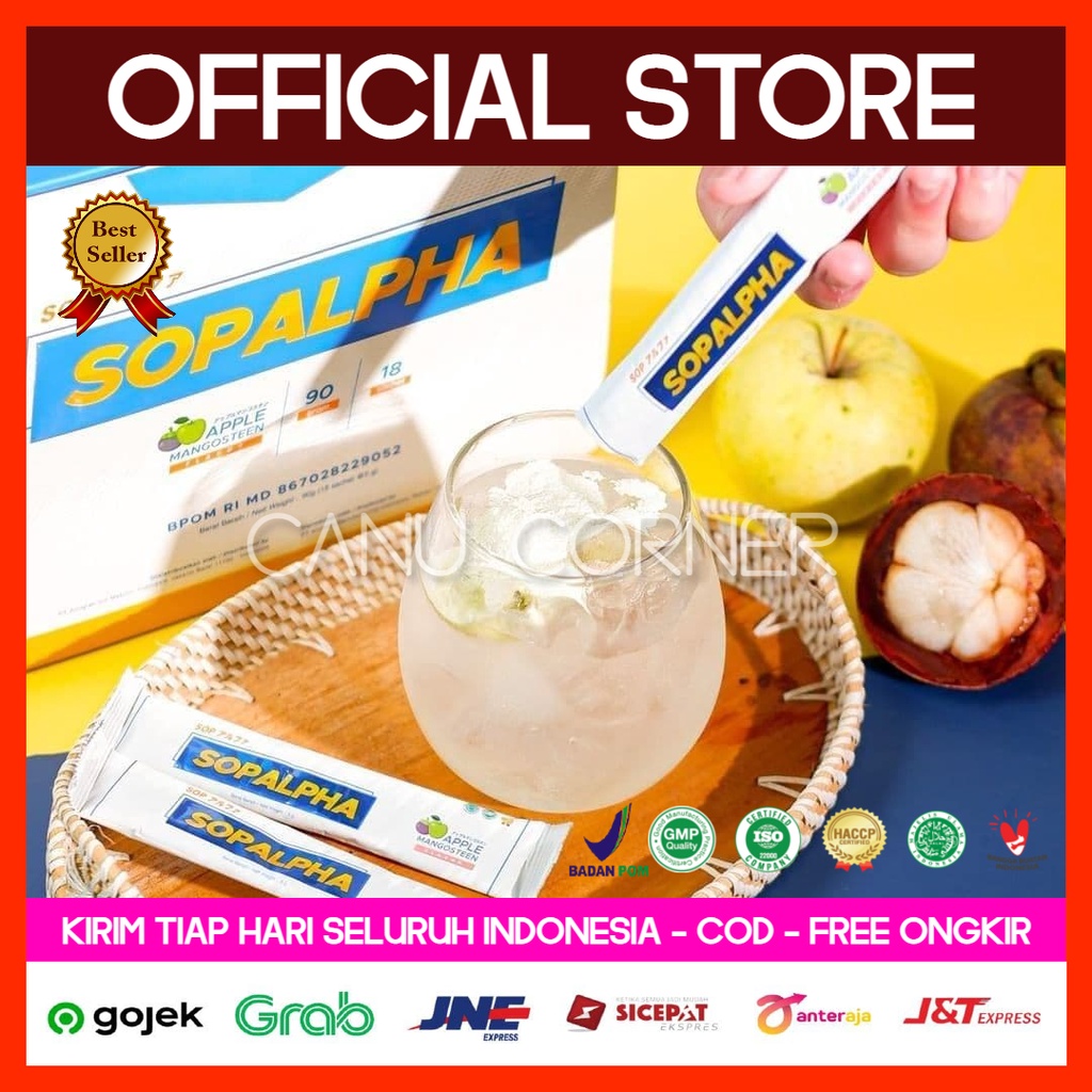 Sopalpha 2 Box Suplement Immune Booster Obat Jantung Hipertensi Diabetes Halal BPOM Gratis Ongkir
