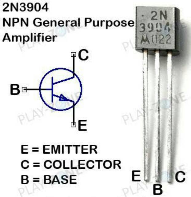 [HAEBOT] Amplifier Transistor 2N2222 2N3904 2N2907 2N3906 NPN PNP TO-92 10 pcs 50V Komparator Power